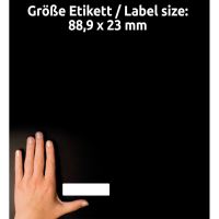 Tabelační etikety 88,9 x 23 mm, 6.000 ks etiket v bal. 5101 2 (2)