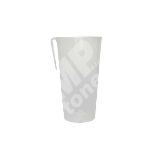 Kelímek Vraťák s klipem 500 ml, PP, čirý transparentní 1
