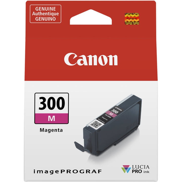Inkoustová cartridge Canon PFI-300M, iPF-300, magenta, 4195C001, originál