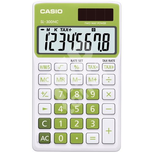 Kalkulačka Casio SL 300 NC/GN zelená 1