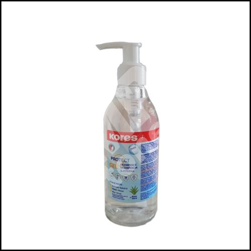 Dezinfekční gel na ruce Kores 250ml Aloe Vera, pumpička 1