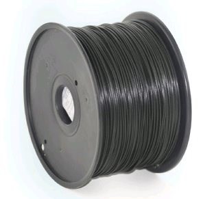 Tisková struna Gembird (filament) PLA, 1,75mm, 1kg, černá