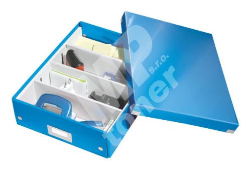 Archivační organizační box Leitz Click-N-Store M (A4), modrý 1