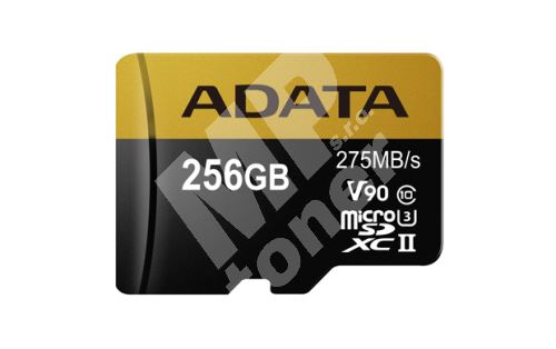 ADATA 256GB microSDXC UHS-II U3 s adapterem 1