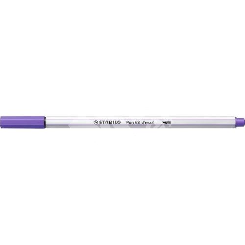 Štětcový fix Stabilo Pen 68 brush, světle fialová 1