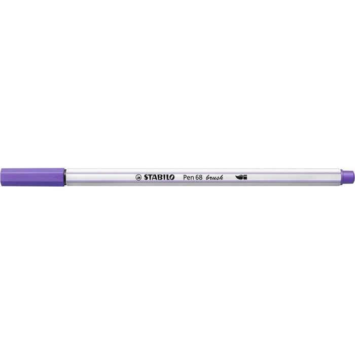 Štětcový fix Stabilo Pen 68 brush, světle fialová