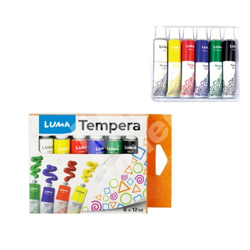 Barvy temperové Luma, 6 barev 1