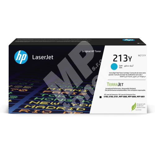 Toner HP W2131Y, LaserJet SFP-5700, cyan, 213Y, originál 1