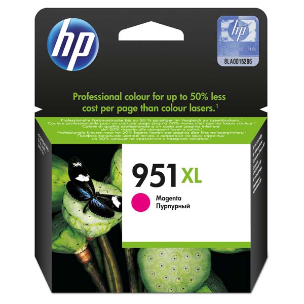 Inkoustová cartridge HP CN047AE, Officejet Pro 8100 ePrinter, magenta, No.951XL, originál
