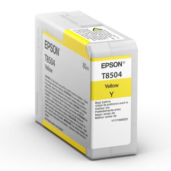 Inkoustová cartridge Epson C13T850400, SureColor SC-P800, yellow, originál