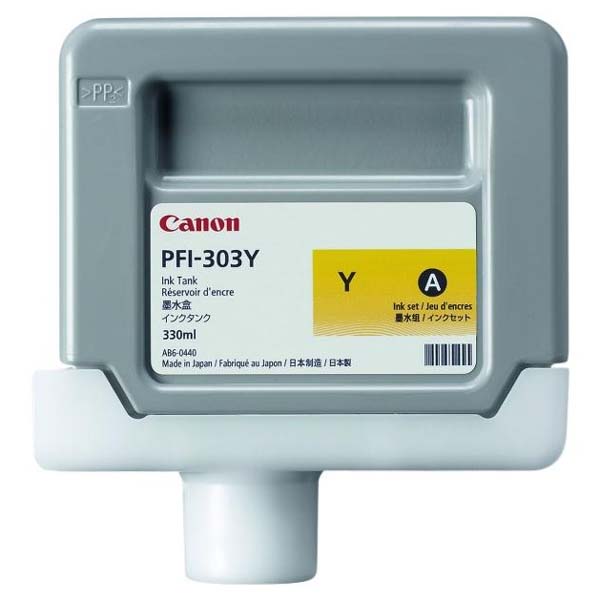 Inkoustová cartridge Canon PFI-303Y, yellow, originál