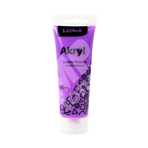 Barvy akrylové Luma, světle fialová, 75ml 1