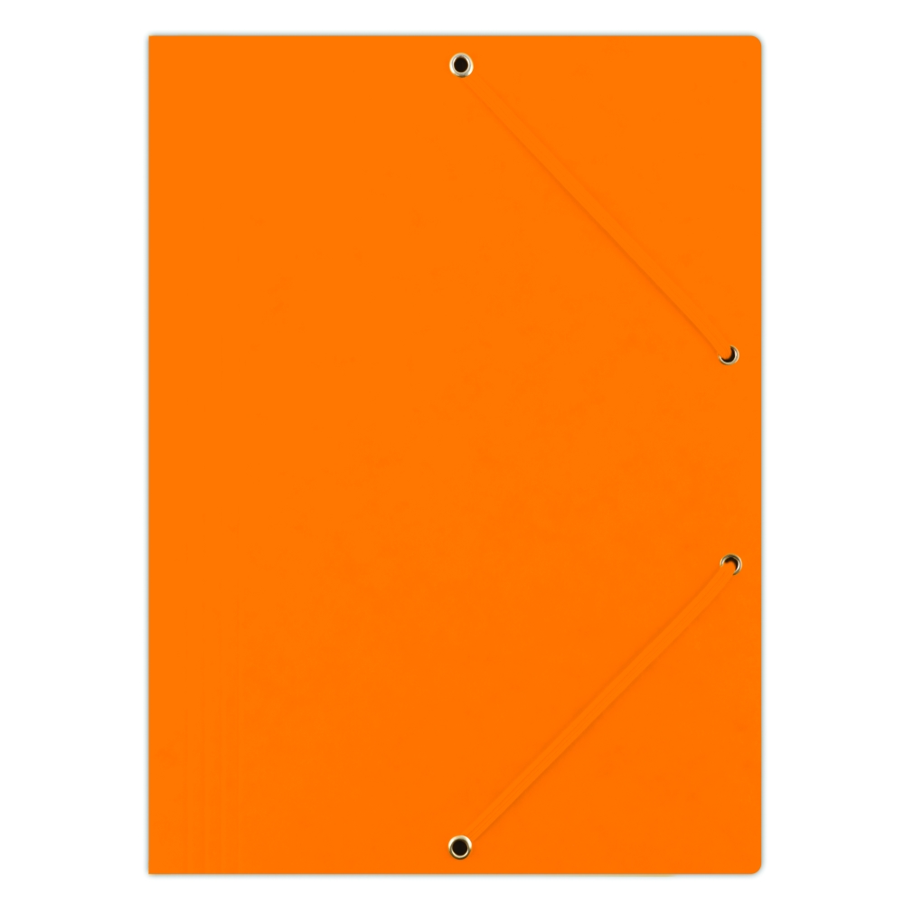 Spisové desky s gumičkou Donau A4, prešpán, oranžové