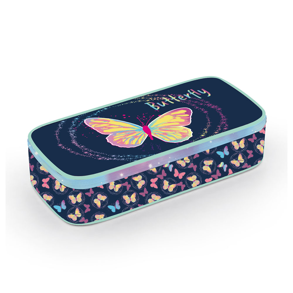 Pouzdro etue komfort Oxy Style Mini Motýl, fialové