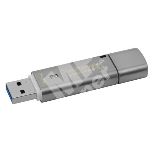 Kingston 32GB DT Locker+ G3 (vc. A. Data Security), USB flash disk 3.0, stříbrná 1