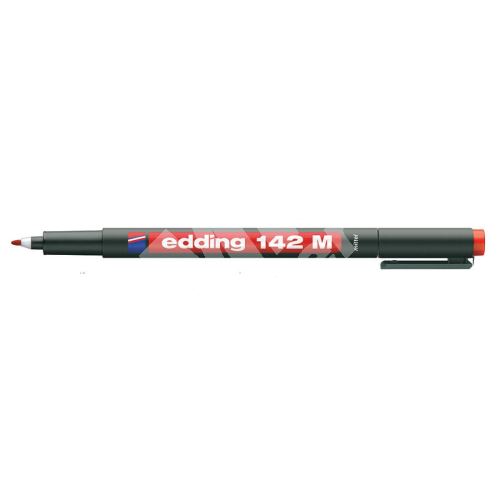 Permanentní popisovač Edding 142 M, červený 1