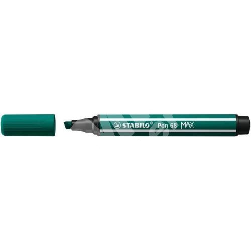 Fix Stabilo Pen 68 MAX, 1-5 mm, tyrkysově zelená 1