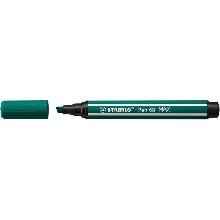 Fix Stabilo Pen 68 MAX, 1-5 mm, tyrkysově zelená