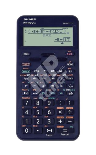Kalkulačka Sharp EL-W531TLBL, modrá 1