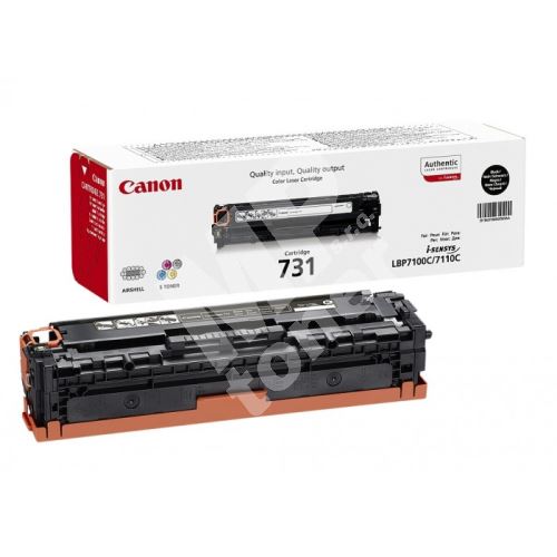 Toner Canon CRG-731BK, black, originál 1