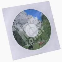 Obálka na CD 1ks papírová s okénkem, barevný mix, balení 100ks 1