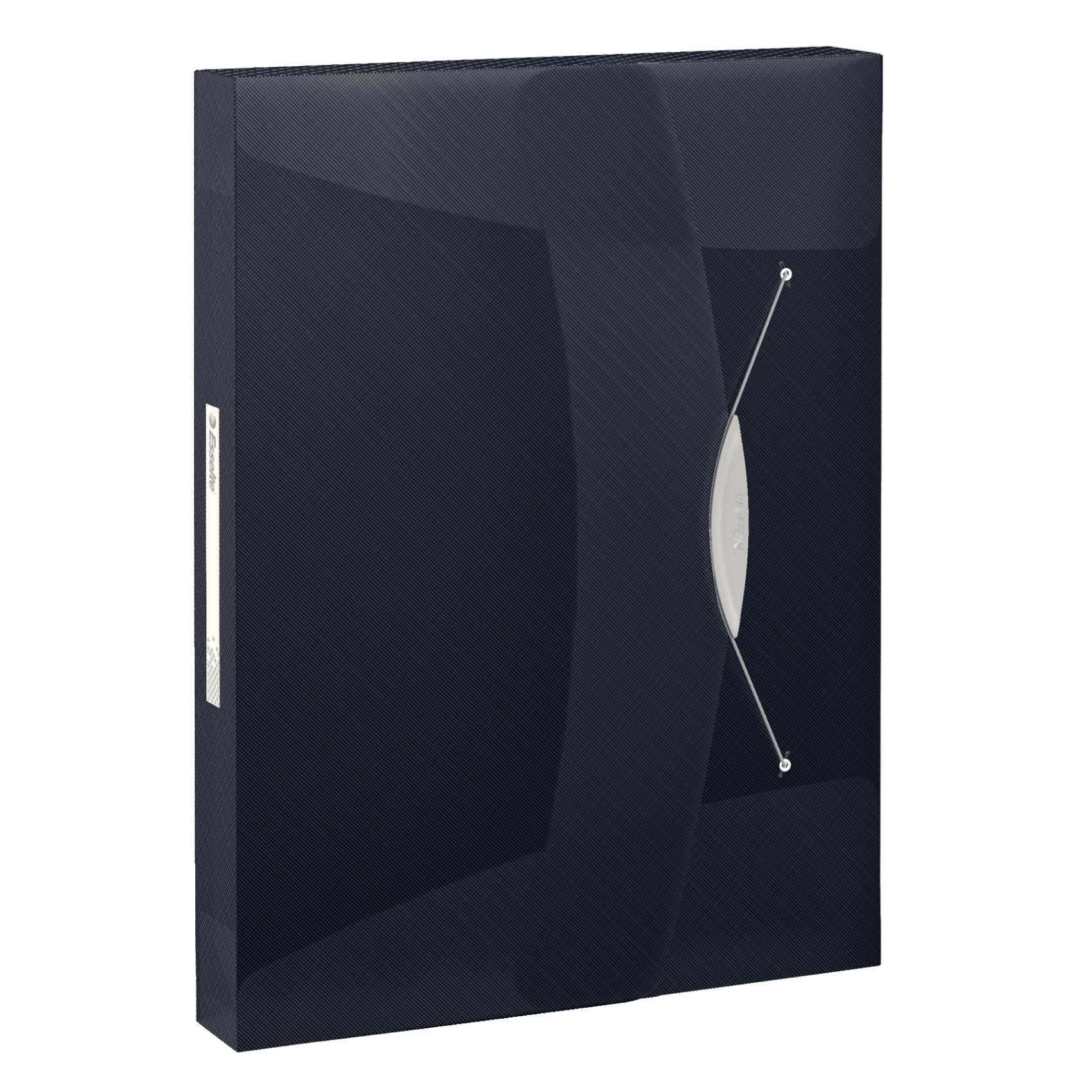 Box na spisy s gumičkou Esselte Jumbo Vivida A4, 40 mm, černá