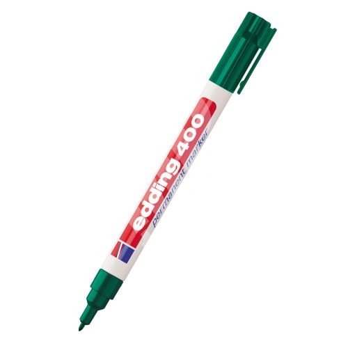 Permanentní popisovač Edding 400, zelená, 1mm 3