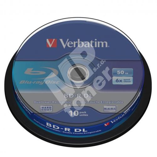 Verbatim 50GB BD-R DL, spindl, 43746, 6x, 10-pack 1