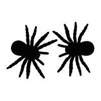 Dekorace pavouk Halloween 11 cm, 2ks v balení Dekorace pavouk Halloween 11 cm, 2ks v balení