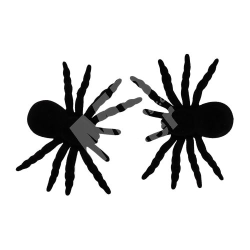 Dekorace pavouk Halloween 11 cm, 2ks v balení 1