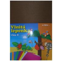 Lepenka E-Welle 34,5 x 24,5cm, 260g, rovná, hnědá, 10 listů