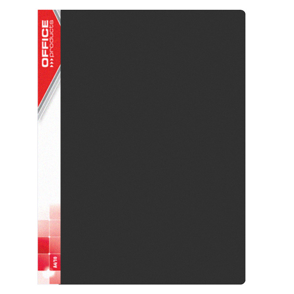 Katalogová kniha Office A4, PP, 40 kapes, černá