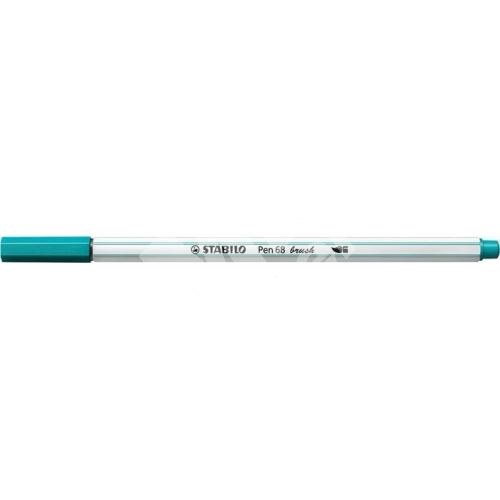 Štětcový fix Stabilo Pen 68 brush, tyrkysově modrá 1