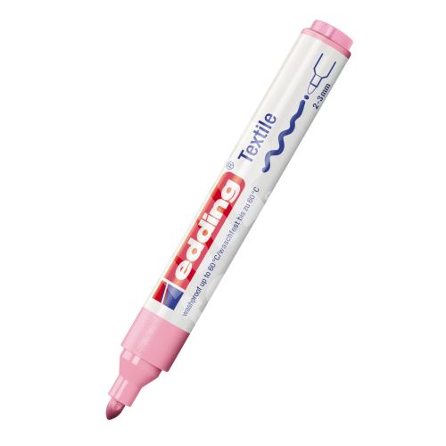 Popisovač Edding 4500, růžová, 1-3mm, na textil 7