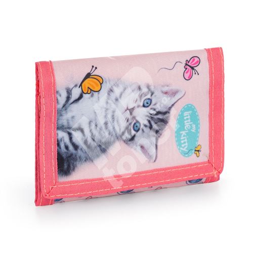 Dětská textilní peněženka Kočka 1