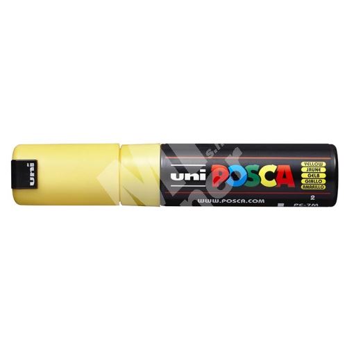 Uni Posca PC-7M akrylový popisovač, 4,5-5,5 mm, žlutý 1
