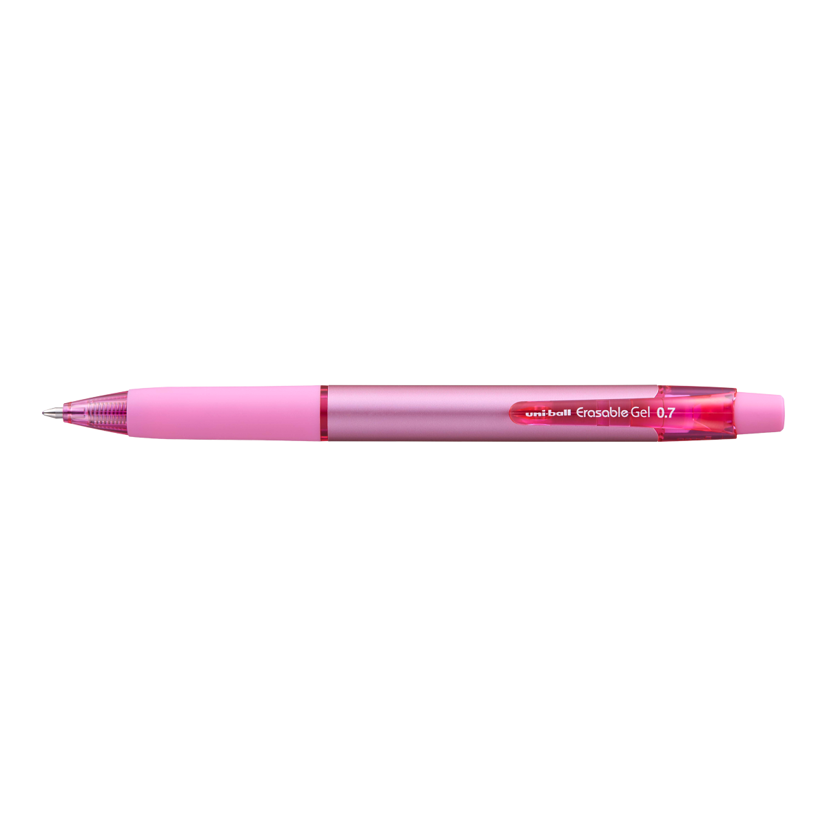Gumovatelné pero stiskací Uni URN-181, růžové
