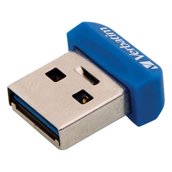 64GB Verbatim Nano Store'n'Stay, USB flash disk 3.0, 98711, modrá