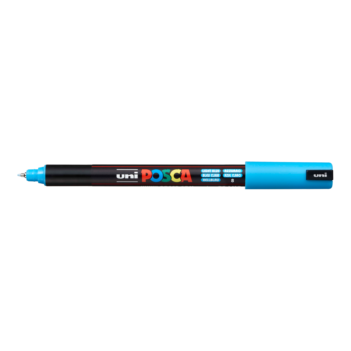 Akrylový popisovač Uni Posca PC-1MR, 0,7 mm, světle modrý