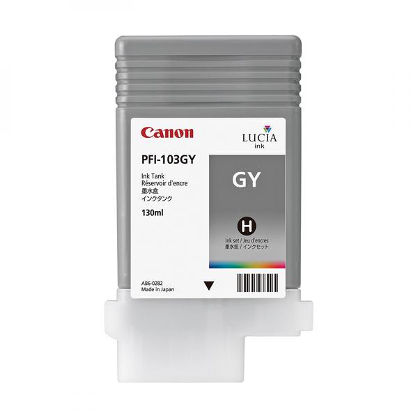 Inkoustová cartridge Canon PFI103GY, grey, 2213B001AA, originál