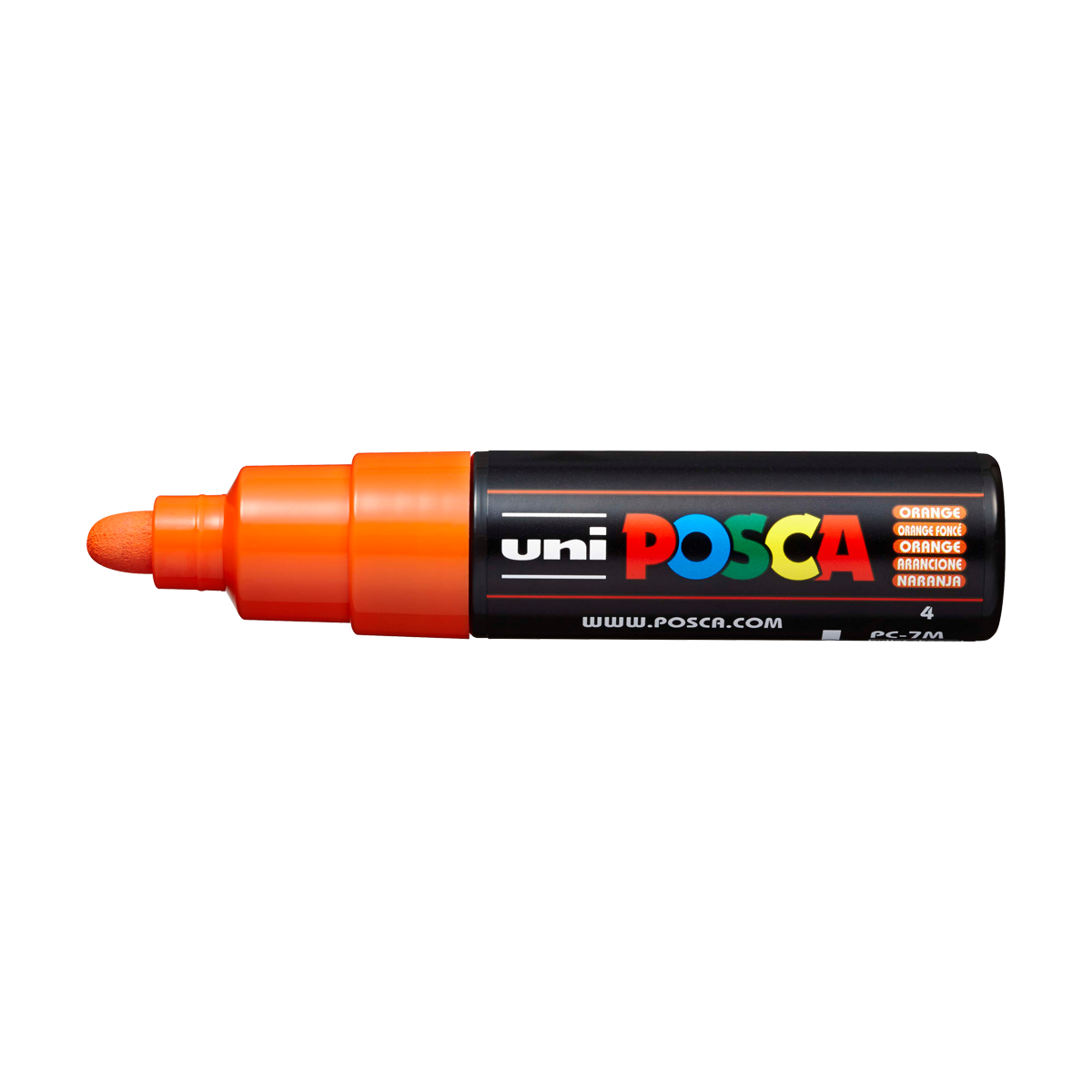 Akrylový popisovač Uni Posca PC-7M, 4,5-5,5 mm, oranžový