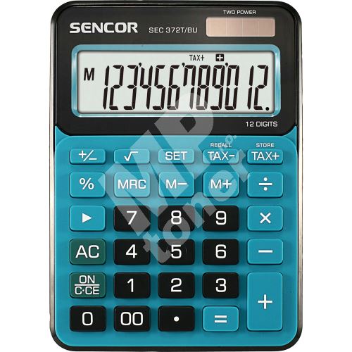 Kalkulačka Sencor SEC 372T/BU, modrá 1
