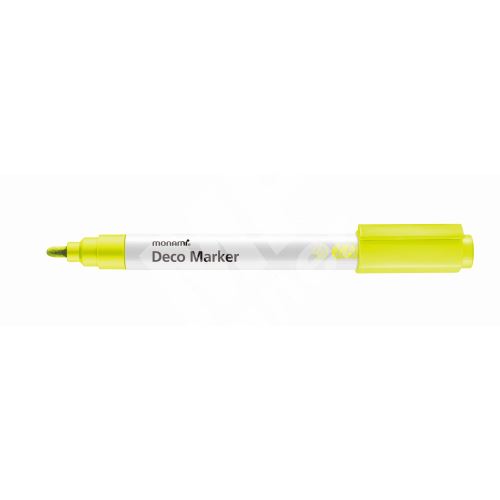 Popisovač Monami Deco Marker 460, hrot 2 mm, fluo yellow 1