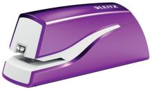 Sešívačka Leitz Wow, elektrická, No. 10, 10 listů, purpurová Sešívačka Leitz Wow, elektrická, No. 10, 10 listů, purpurová
