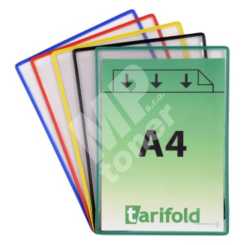 Tarifold rámeček s kapsou, A4, otevřený shora, mix barev, 5 ks 1