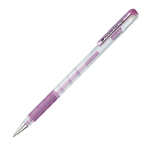 Pentel K118 Hybrid Gel kuličkové pero, metalicky fialová 2