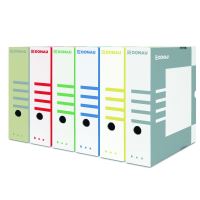 Archivační box Donau, A4/120 mm, lepenka, červený
