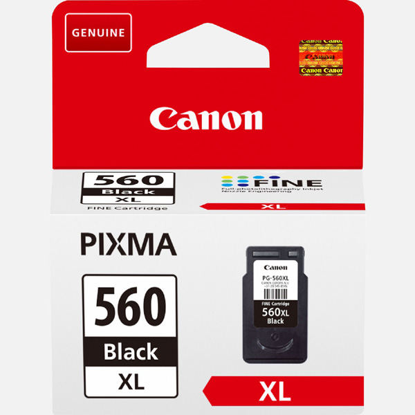 Inkoustová cartridge Canon PG-560XL, Pixma TS5350, 3712C001, black, originál