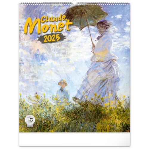 Nástěnný kalendář Notique Claude Monet 2025, 48 x 56 cm 1