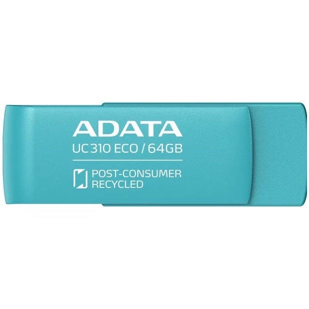 64GB ADATA UC310 Eco, USB flash disk 3.2, zelená